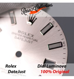 USED Usato Rolex Dial 116330 116334 Silver Luminova DateJust 0075