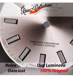 USED Usato Rolex Dial 116330 116334 Silver Luminova DateJust 0075