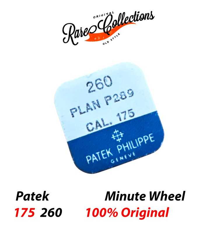 Blister Nuovo Patek Philippe Genuine 175 260 P289 Minute Wheel Ruota Minuteria Blister Nuovo Patek Philippe Genuine 175 260 P289 Minute Wheel Ruota Minuteria