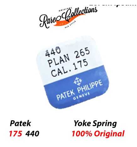 Blister Nuovo Patek Philippe Genuine 175 440 Plan 265 Yoke Spring