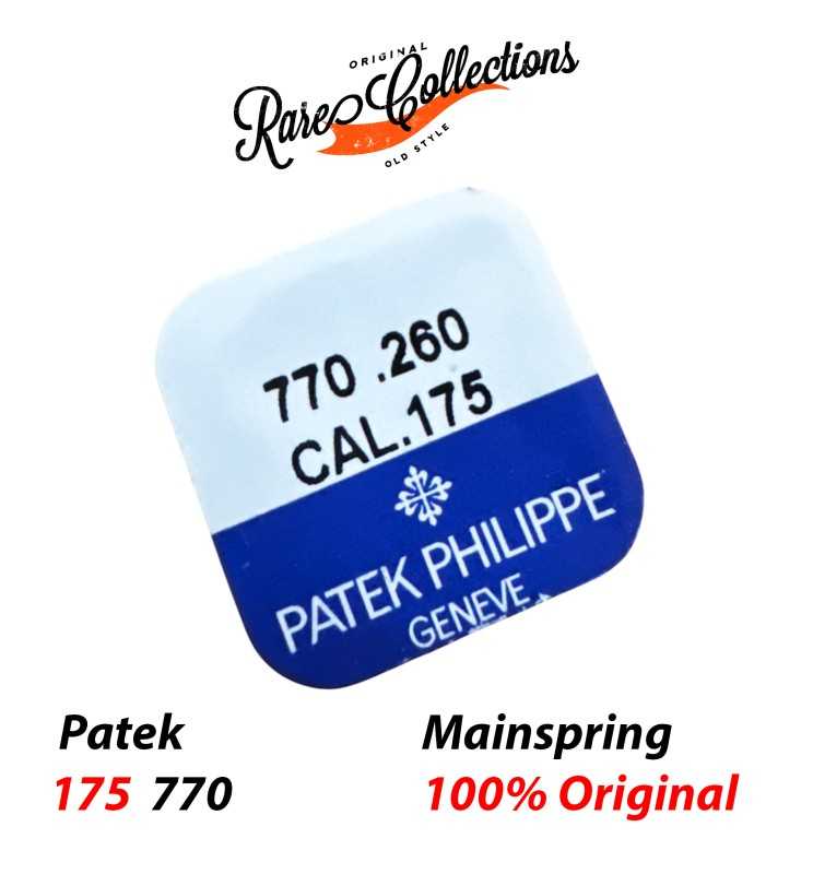 Blister Nuovo Patek Philippe Genuine 175 770.260 Mainspring Molla Blister Nuovo Patek Philippe Genuine 175 770.260 Mainspring Molla