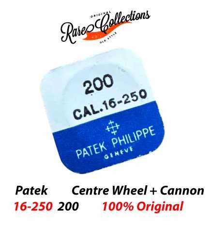 Blister Nuovo Patek Philippe Genuine 16-250 200 Centre Wheel with Cannon Pinion