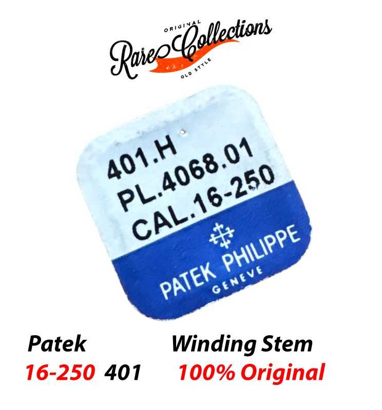 Blister Nuovo Patek Philippe Genuine 16-250 401.H 4068.01 Winding Stem Albero di Carica Blister Nuovo Patek Philippe Genuine 16-250 401.H 4068.01 Winding Stem Albero di Carica