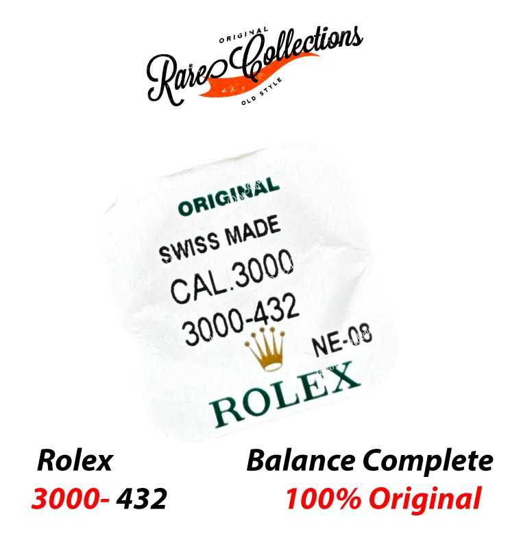 BLISTER NEW Nuovo Rolex 3000-432 Balance Grigio Grey Bilanciere Ricambio