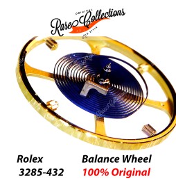 NEW Nuovo Rolex 3285-432 + 3285-120 Balance Complete Parachrom Blu Bilanciere