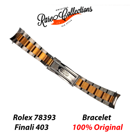 USED Usato Bracciale Bracelet Rolex 78393 Finali 403 Acciaio Oro 20mm 16523 V6 Daytona