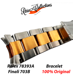 USED Usato Bracciale Bracelet Rolex 78393 End Links 703b Steel Gold 20mm 16523 X5 Daytona
