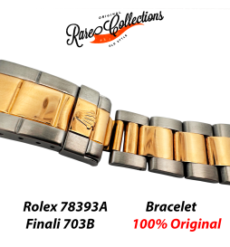 USED Usato Bracciale Bracelet Rolex 78393 End Links 703b Steel Gold 20mm 16523 X5 Daytona