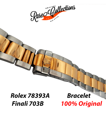 USED Usato Bracciale Bracelet Rolex 78393 Finali 703B Acciaio Oro 20mm 16523 X3 Daytona