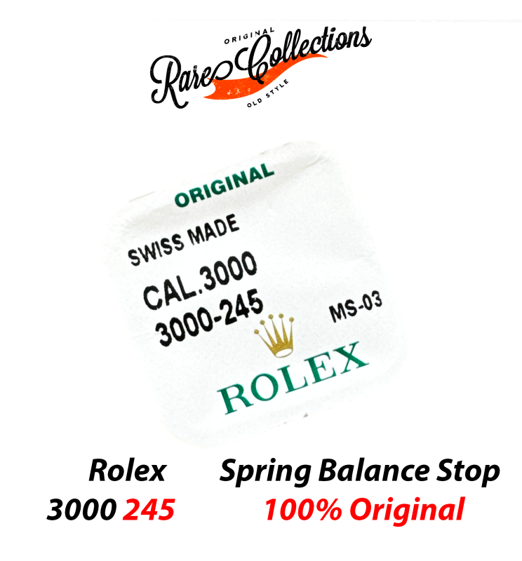Blister NEW Rolex 3000-245 Molla Stop Bilanciere Balance Spring Stop