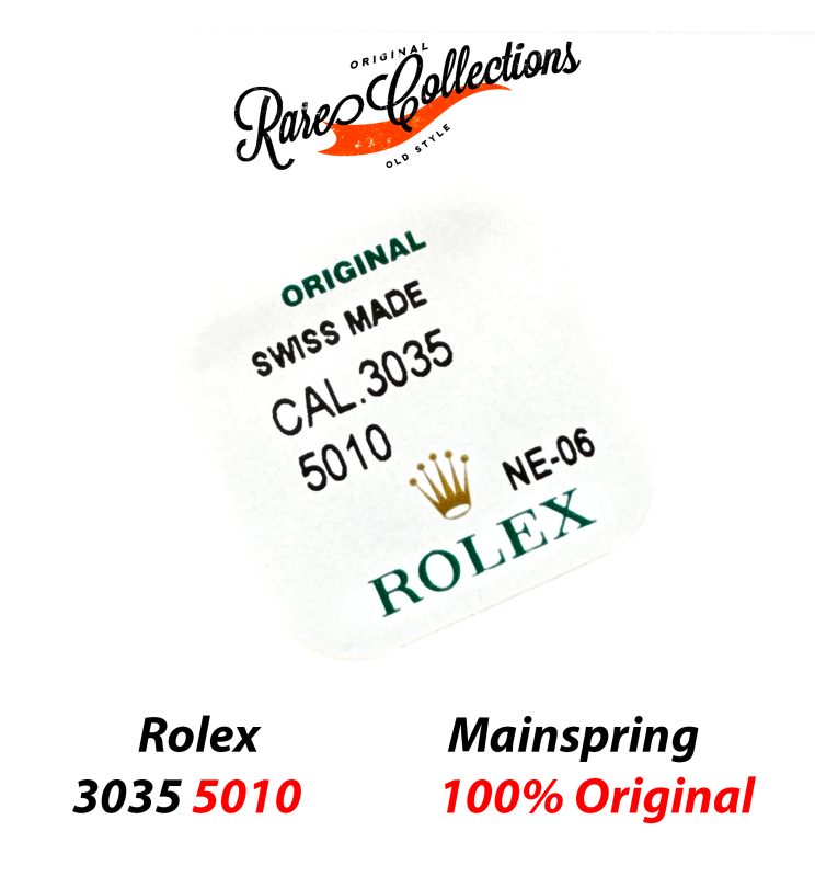 Blister Nuovo Rolex 3035 5010 MainSpring Molla Ricambio Bariletto Barrel