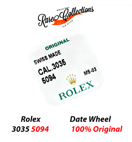 Blister NEW Nuovo Rolex 3035 5094  Data Wheel Mounted Ruota Data