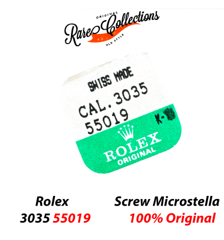 Blister NEW Nuovo Rolex 3035 55019 Screw X1 Microstella Low Head