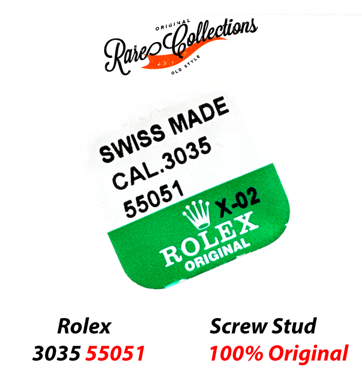 Blister NEW Nuovo Rolex 3035 55051 Screw X1 for stud Vite Blister NEW Nuovo Rolex 3035 55051 Screw X1 for stud Vite