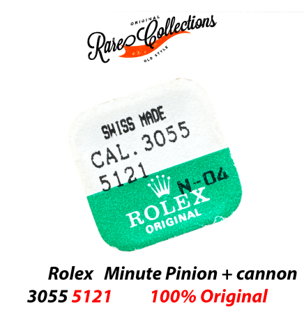 Blister NEW Nuovo Rolex 3055 5121 Minute Pinion With Cannon Pinion Pignone minuti con Cannon