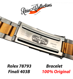 USED Usato Bracciale Bracelet Rolex 78793 Finali 403 Acciaio Oro 20mm 16713 U11 GMT