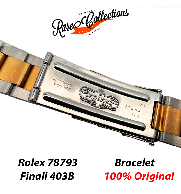 USED Usato Bracciale Bracelet Rolex 78793 Finali 403 Acciaio Oro 20mm 16713 U11 GMT