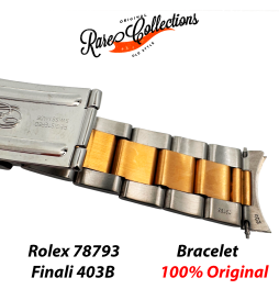 USED Usato Bracciale Bracelet Rolex 78793 Finali 403 Acciaio Oro 20mm 16713 U11 GMT