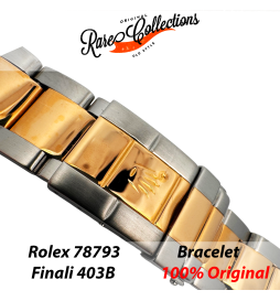 USED Usato Bracciale Bracelet Rolex 78793 Finali 403 Acciaio Oro 20mm 16713 U11 GMT