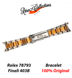 USED Usato Bracciale Bracelet Rolex 78793 Finali 403 Acciaio Oro 20mm 16713 U11 GMT