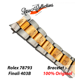 USED Usato Bracciale Bracelet Rolex 78793 Finali 403 Acciaio Oro 20mm 16713 U11 GMT