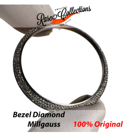 USED Usato Bezel Insert Per Rolex Millgauss Diamonds Diamanti 116400GV AFTERMARKET