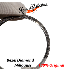 USED Usato Bezel Insert Per Rolex Millgauss Diamonds Diamanti 116400GV AFTERMARKET