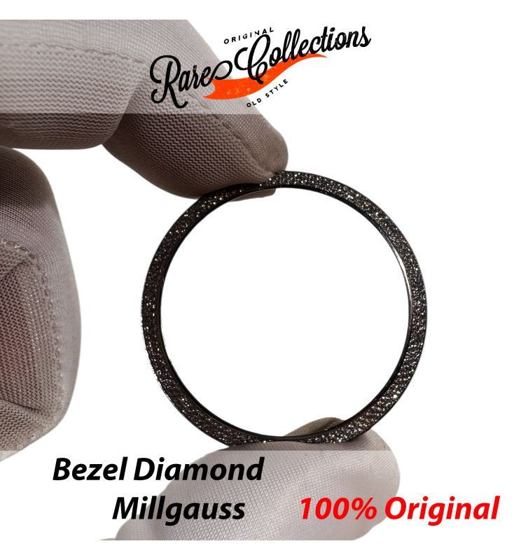 USED Usato Bezel Insert Per Rolex Millgauss Diamonds Diamanti 116400GV AFTERMARKET USED Usato Bezel Insert Per Rolex Millgauss Diamonds Diamanti 116400GV AFTERMARKET