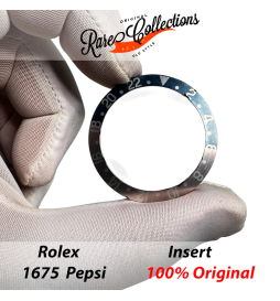 USED Usato Bezel Insert Rolex 1675 Blue Red Rosso Inserto .89