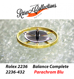 NEW Nuovo Rolex 2236-432 Balance Complete Parachrom Blu Bilanciere