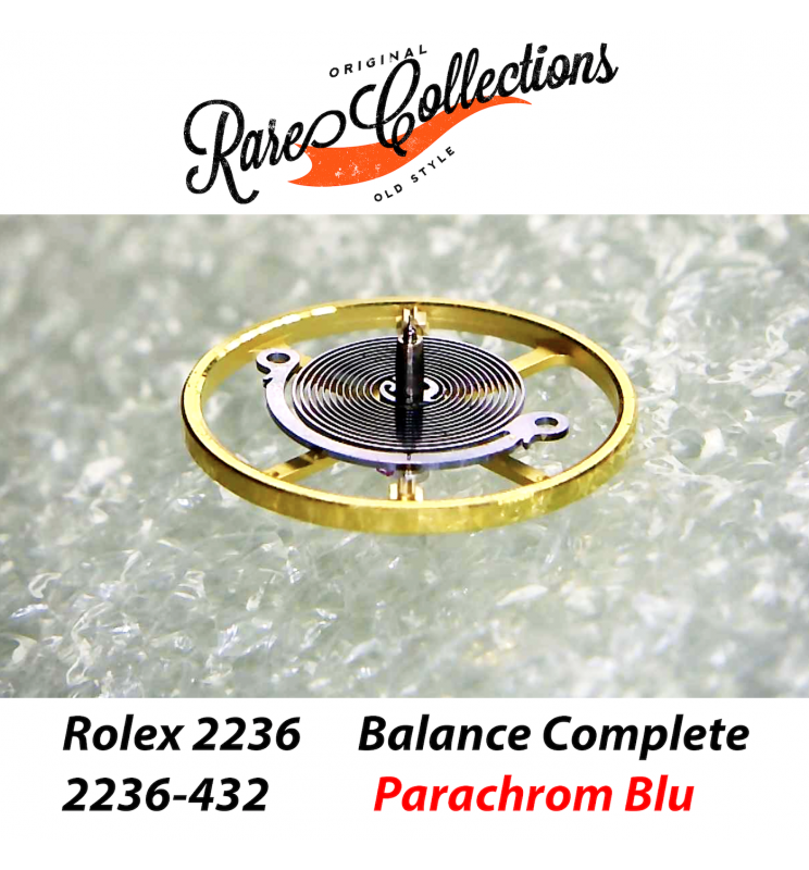NEW Nuovo Rolex 2236-432 Balance Complete Parachrom Blu Bilanciere NEW Nuovo Rolex 2236-432 Balance Complete Parachrom Blu Bilanciere