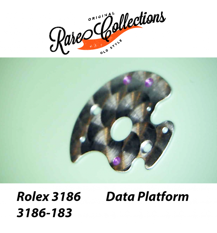 NEW Nuovo Rolex 3186-183 Data Platform GMT 24 Ricambio