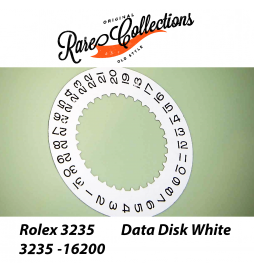 USED Data Indicator White Rolex 3235-16200 Datario Bianco 3235 Usato