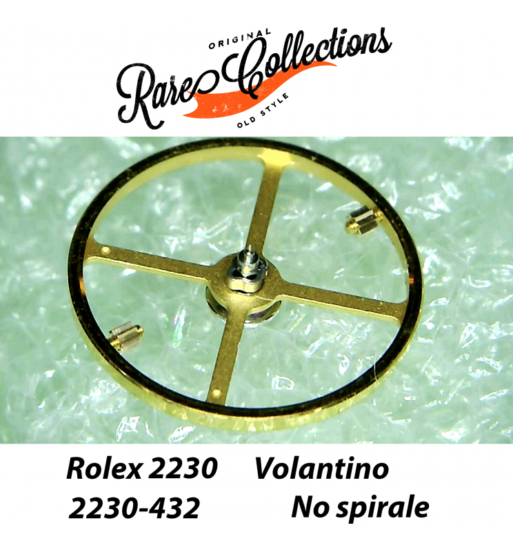 NEW Rolex Balance 2230-432 Volantino Bilanciere Asse 2235 OK No spirale