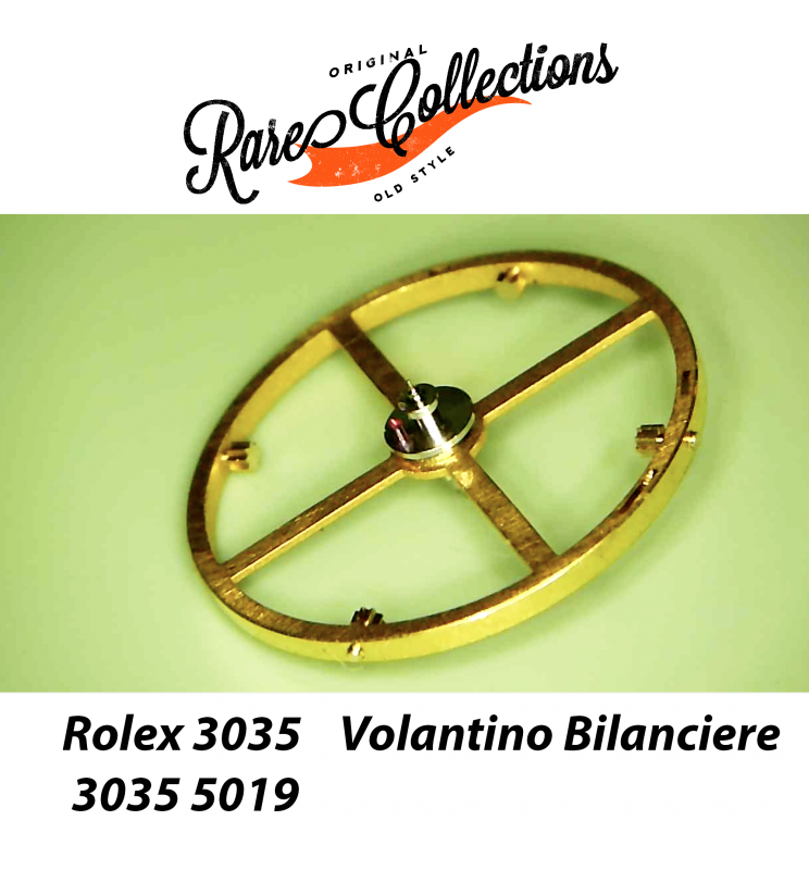 Rolex Balance 3035 5019 Volantino Bilanciere Asse OK No spirale 3035 3075 3085