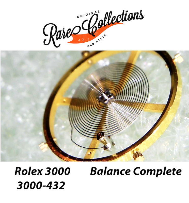 NEW Nuovo Rolex 3000-432 Balance Grigio Grey Bilanciere Ricambio
