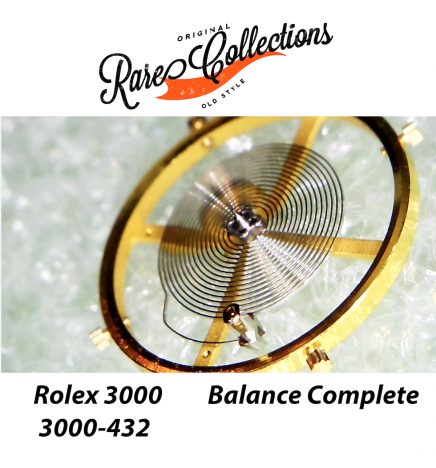 NEW Nuovo Rolex 3000-432 Balance Grigio Grey Bilanciere Ricambio