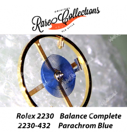 NEW Nuovo Rolex 2230-432 2235 Balance Complete Parachrom Blu Bilanciere
