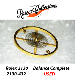 USED Usato Rolex Balance 2130-432 Bilanciere Completo Hairsping