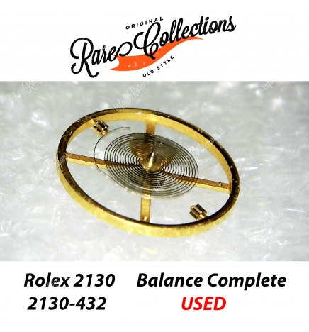USED Usato Rolex Balance 2130-432 Bilanciere Completo Hairsping