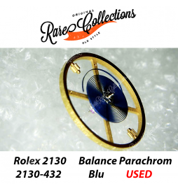 USED Usato Rolex Balance 2130-432 Parachrom Blu Bilanciere Completo Hairsping