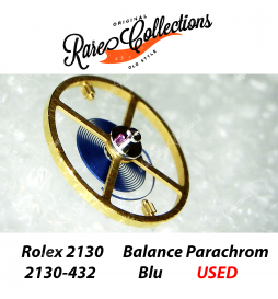 USED Usato Rolex Balance 2130-432 Parachrom Blu Bilanciere Completo Hairsping