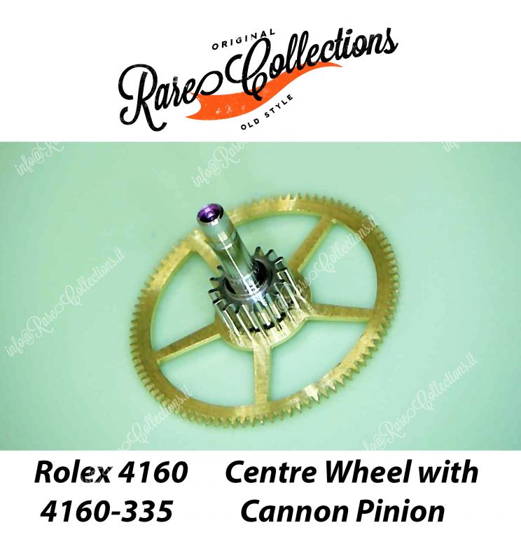 NEW Nuovo Rolex Daytona 4160-335 Central Wheel No Pinion Ruota Centro Ricambio