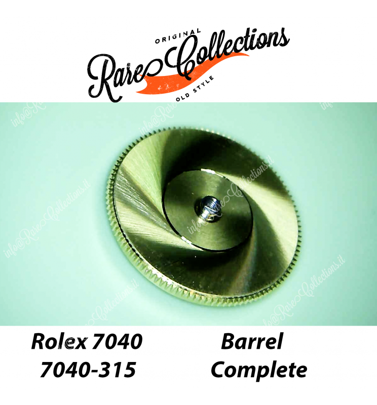 NEW Nuovo Rolex 7040-315 Barrel With Arbor and Mainspring Bariletto NEW Nuovo Rolex 7040-315 Barrel With Arbor and Mainspring Bariletto