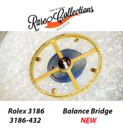 NEW Nuovo Rolex 3186-432 Balance Complete Parachrom Blu Bilanciere Ricambio