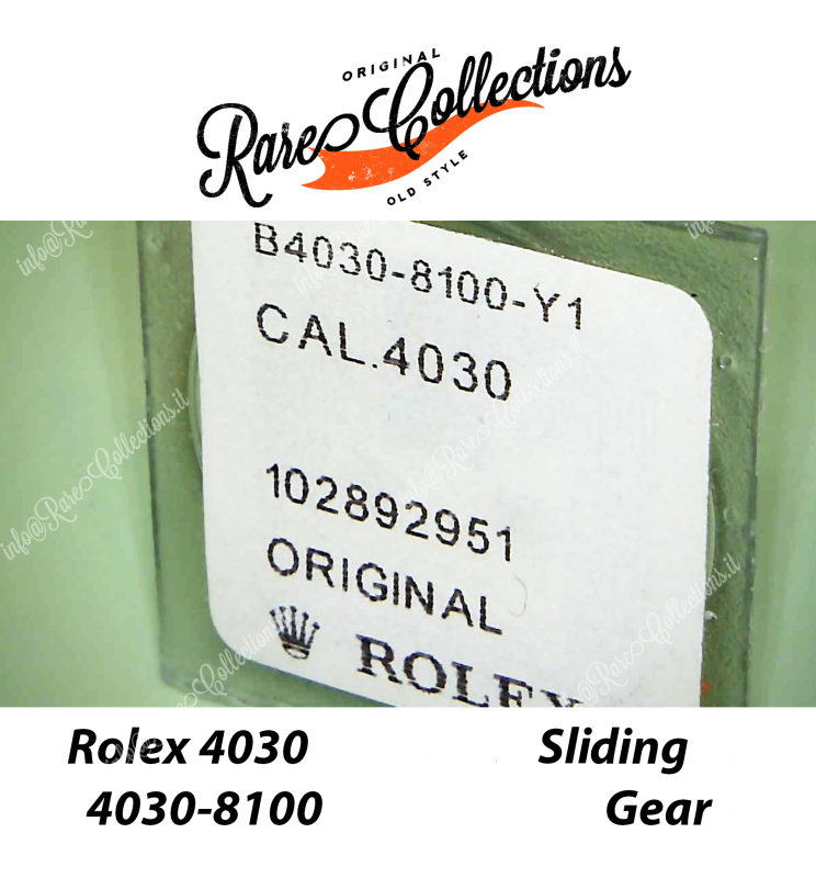 NEW Nuovo Rolex Daytona 4030-8100 Sliding Gear X1