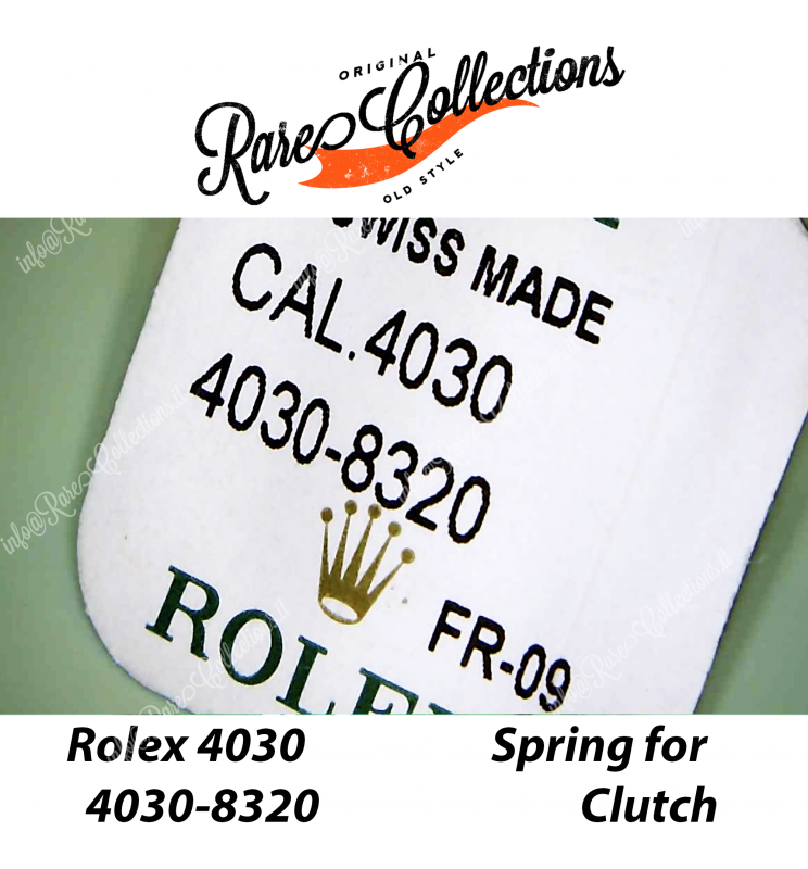 NEW Nuovo Blistert Rolex Daytona 4030-8320 Spring for Clutch Molla per Clutch X1 NEW Nuovo Blistert Rolex Daytona 4030-8320 Spring for Clutch Molla per Clutch X1
