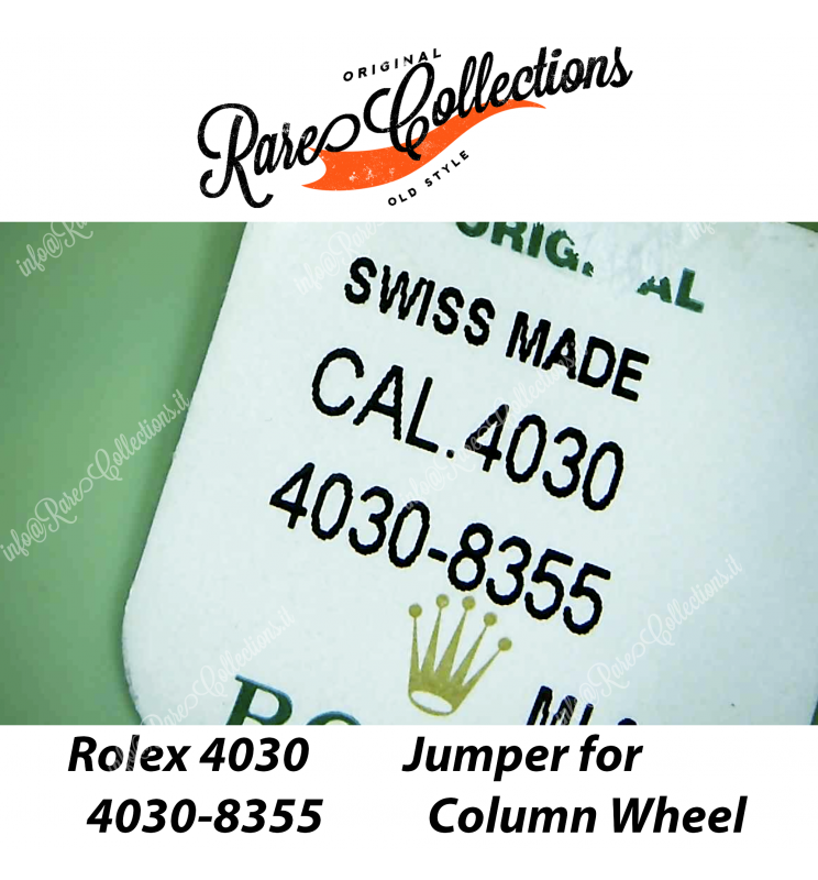 NEW Nuovo Rolex Daytona Jumper for Column Wheel 4030-8355 X1 Ponte ruota colonna
