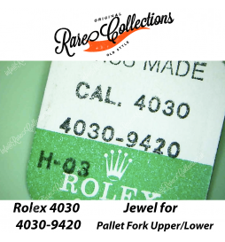 NEW Nuovo Blister Rolex Daytona 4030-9420 Jewel for Pallet Fork Upper/Lower Gioiello Ancora X1