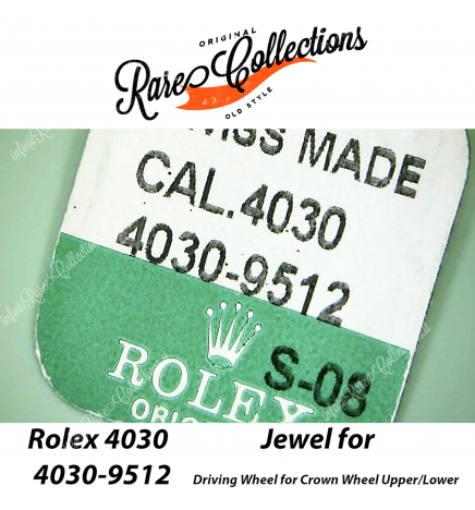 NEW Nuovo Blister Rolex 4030-9512 Daytona Jewel Driving Wheel & Crown Wheel Upper/Lower Gioiello